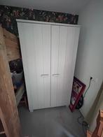 Kledingkast licht grijs, Ophalen, Gebruikt, 100 tot 150 cm, Met hangruimte