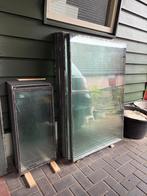Gratis op te halen dubbel thermopane glas, Doe-het-zelf en Verbouw, Glas en Ramen, Ophalen, Gevelraam of Ruit, Gebruikt, Minder dan 80 cm