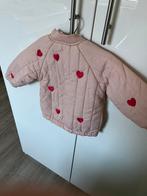 Kinderjas (bomber model) oudroze met hartjes nieuw maat 86, Ophalen, Nieuw, Meisje, Jasje