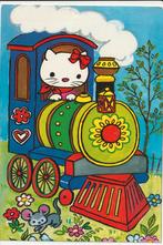 FANTASIE POEZEN MACHINIST IN STOOMLOCOMOTIEF FELLE KLEUREN, Verzamelen, Ophalen of Verzenden, 1980 tot heden, Gelopen, Voertuig