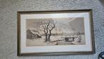 Winterlandschap Schilderij Ingelijst, Antiek en Kunst, Ophalen of Verzenden