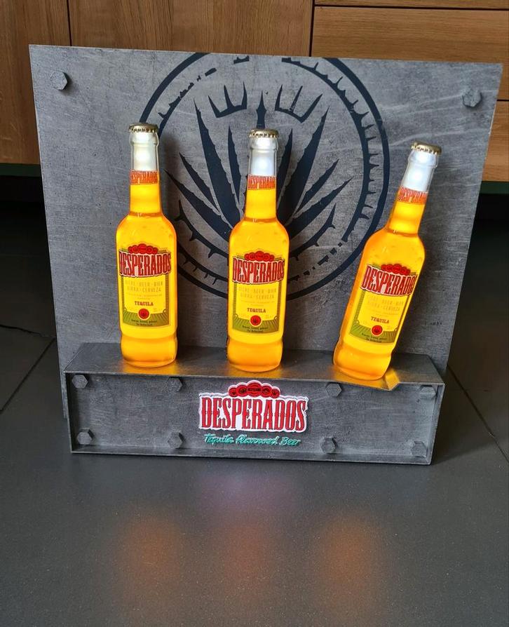 Desperados LED Lichtreclame, Verzamelen, Biermerken, Zo goed als nieuw, Overige typen, Overige merken, Ophalen