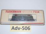 Adv-506 N Spoor Elektrische Locomotief 7334 Fleischmann DB, Gebruikt, Fleischmann, Ophalen of Verzenden, Gelijkstroom