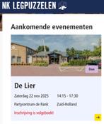 NK Legpuzzelen Duo tickets 22 november (De Lier), Tickets en Kaartjes, Evenementen en Festivals, Twee personen