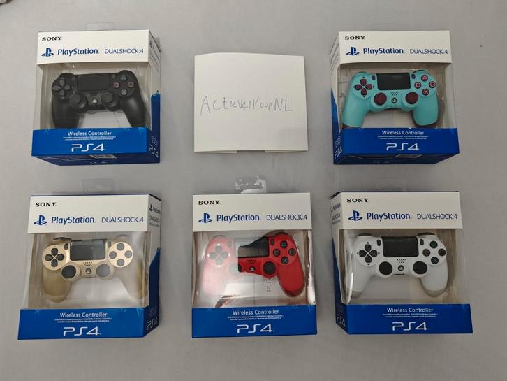 Gloednieuwe PS4 controllers (incl gratis oplaadkabeltje), Spelcomputers en Games, Spelcomputers | Sony PlayStation Consoles | Accessoires