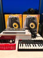 Complete studio set (KRK Focusrite AKAI Beyerdynamic TD-3), Ophalen of Verzenden, Zo goed als nieuw