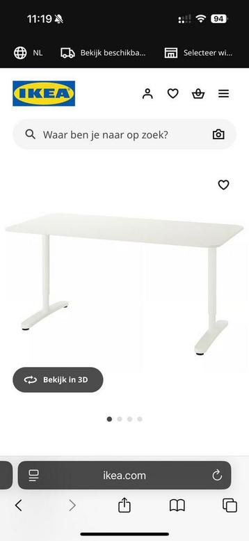 Ikea bekant bureau 160x80 - afbeelding 5