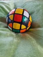 Vintage retro Rubiks bol bal puzzel jaren 80 9.2 cm, Verzamelen, Speelgoed, Gebruikt, Ophalen of Verzenden