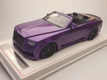1:18 Rolls Royce Novitec Spofec Dawn Overdose Paars/Zwart beschikbaar voor biedingen