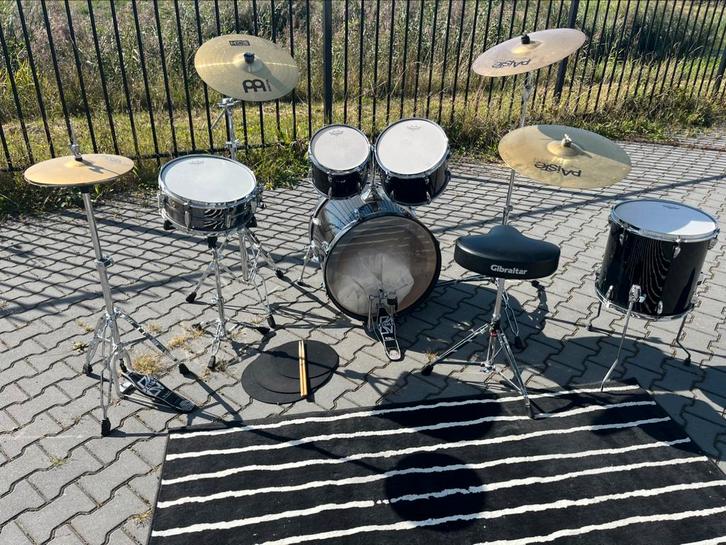 Mooi compleet Tama drumstel, in goede staat, Muziek en Instrumenten, Drumstellen en Slagwerk, Zo goed als nieuw, Tama, Ophalen