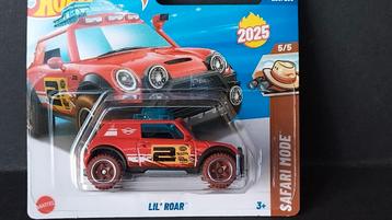 Mini Cooper Dakar Lil Roar 1:64 3inch Hotwheels Pol  beschikbaar voor biedingen