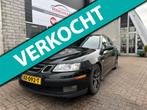 Saab 9-3 Sport Sedan 2.0T Aero Automaat, Auto's, 1998 cc, 4 cilinders, Zwart, Bedrijf