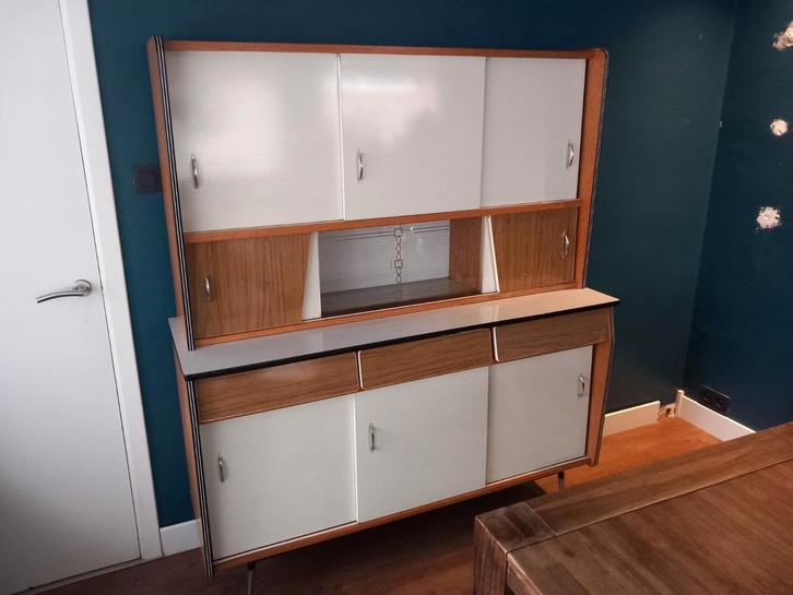 Vintage Keukenkast in Zeer Goede Staat, Huis en Inrichting, Kasten | Buffetkasten, Zo goed als nieuw, 150 tot 200 cm, 100 tot 150 cm