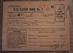 WO2 US - War Ration Book 1943 op naam van Nederlander, Ophalen of Verzenden, Overige soorten, Amerika, Overige typen