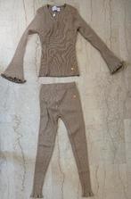 Delousion loungepak beige goud two piece maat XS/S, Kleding | Dames, Beige, Delousion, Ophalen of Verzenden, Zo goed als nieuw