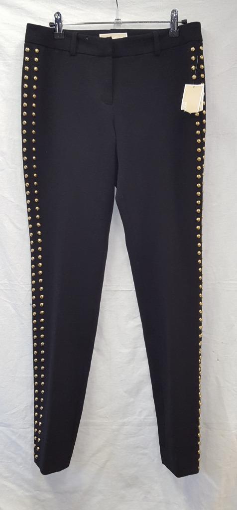 Michael Kors nieuwe zwarte broek + gouden noppen XS nr 47722, Kleding | Dames, Broeken en Pantalons, Nieuw, Maat 34 (XS) of kleiner
