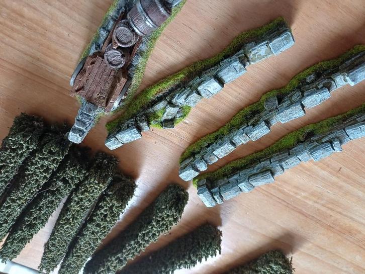 Warhammer heggen en muren, Hobby en Vrije tijd, Wargaming, Zo goed als nieuw, Warhammer, Toebehoren, Ophalen of Verzenden