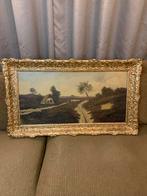 Klassiek schilderij goud barok, Ophalen of Verzenden