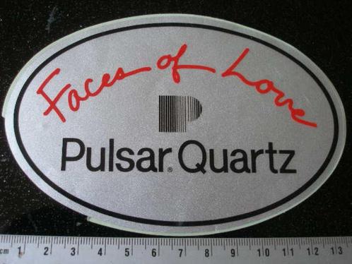 sticker Pulsar Quartz feaces of love logo P, Verzamelen, Stickers, Zo goed als nieuw, Merk, Verzenden
