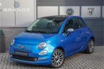 Fiat 500 1.2 Mirror Navi Airco Pano Limited Garantie, Auto's, Voorwielaandrijving, 4 cilinders, Met garantie (alle), Leder en Stof