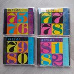 4 X 1CD /Various / Hits Of....75 + 76 / 77+78 / 79+80 /81+82, Ophalen of Verzenden, Zo goed als nieuw, Pop