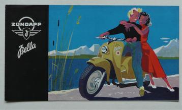 Zündapp Folder met de Bella R 150 (11 x 20 cm./4 blz.) beschikbaar voor biedingen