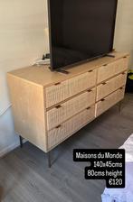 Maisons du Monde, Huis en Inrichting, Kasten | Dressoirs, 100 tot 150 cm, Ophalen of Verzenden, Zo goed als nieuw, Met lade(s)