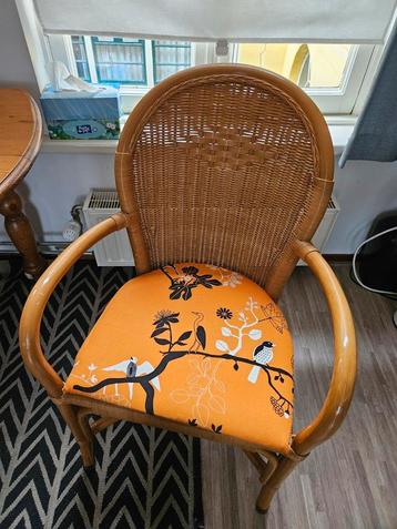 Twee rieten stoelen beschikbaar voor biedingen
