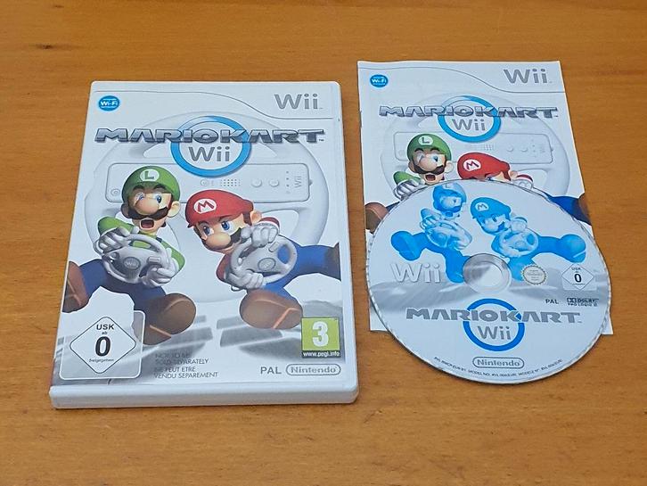Wii | Mario Kart, Spelcomputers en Games, Games | Nintendo Wii, Zo goed als nieuw, Racen en Vliegen, 3 spelers of meer, Vanaf 3 jaar