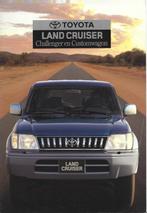 Brochure Toyota LandCruiser Challenger en Customwagon 1997, Gelezen, Toyota, Verzenden