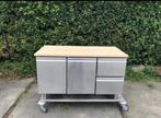 Buitenkeuken RVS werkbank 2 deurs & 2 lades, Ophalen, Gebruikt
