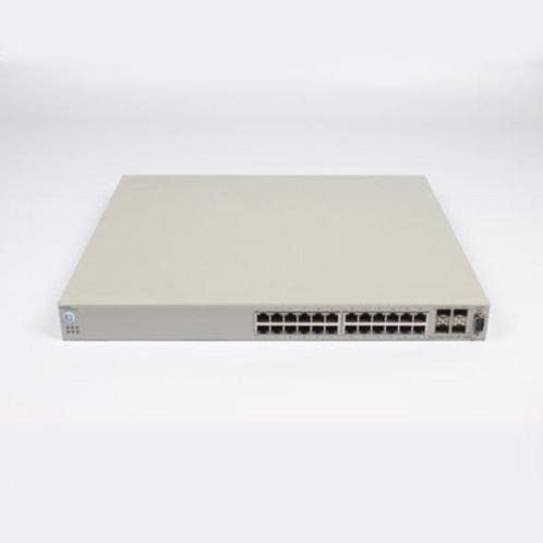 Nortel AL1001A06-E5 5520-24T-PWR PoE managed switch, Computers en Software, Netwerk switches, Gebruikt, Verzenden