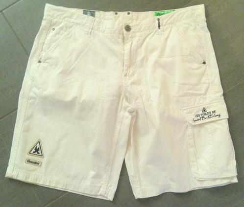 GAASTRA witte sportieve korte broek maat XXL, Kleding | Heren, Broeken en Pantalons, Gedragen, Overige maten, Wit, Ophalen of Verzenden