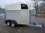 Aluminium trailer 1,5 paards met zadelkamer, Dieren en Toebehoren, Ophalen, Zo goed als nieuw, Aluminium, 1½-paards trailer