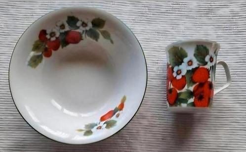 Winterling Roslau Summer Fruit schaal borden aardbeien, Huis en Inrichting, Keuken | Servies, Zo goed als nieuw, Ophalen of Verzenden
