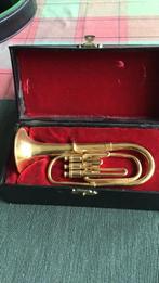 Miniatuur koperen blaasinstrument, Ophalen of Verzenden, Zo goed als nieuw