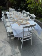 verhuur tafels en stoelen, Hobby en Vrije tijd, Ophalen of Verzenden, Zo goed als nieuw, Geboorte of Huwelijk