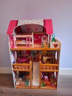 Poppenhuis met miniaturen, Ophalen, Gebruikt, Poppenhuis