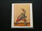 Ridder in gevechtshouding nummer 25 litho, Antiek en Kunst, Kunst | Litho's en Zeefdrukken, Ophalen of Verzenden