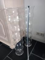 Vazen, Glas, Zo goed als nieuw, 50 tot 75 cm, Ophalen