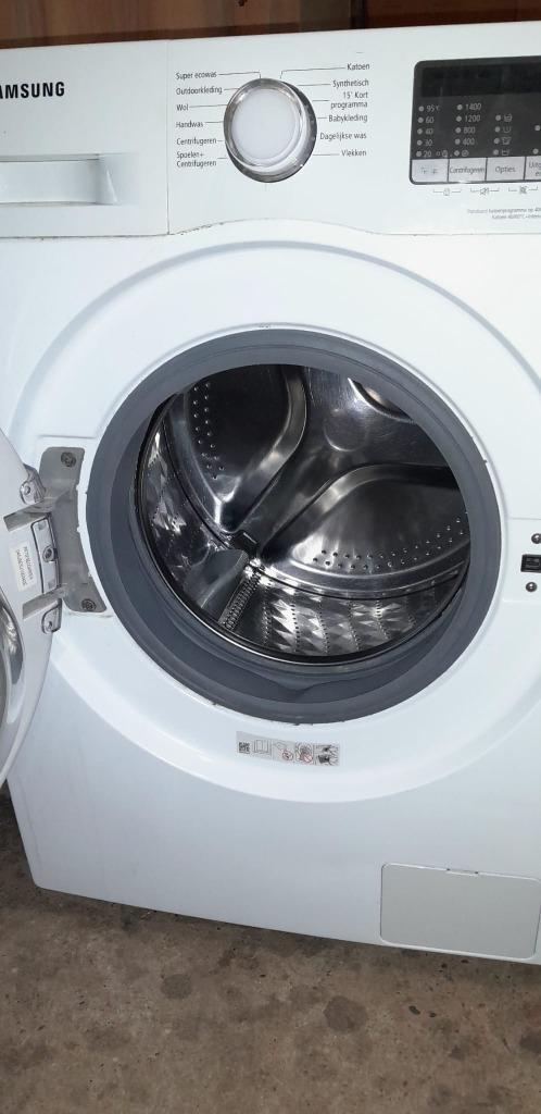 Wasmachine Samsung Ecobubble 7 kg, Witgoed en Apparatuur, Wasmachines, Gebruikt, Voorlader, 6 tot 8 kg, 85 tot 90 cm, 1200 tot 1600 toeren