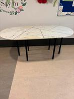 Luxe marmer eettafel, Huis en Inrichting, Ophalen of Verzenden, Zo goed als nieuw, Rechthoekig, 50 tot 100 cm