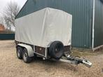 Hapert dubbelasser aanhanger met Huif - Zeer Goed!, Auto diversen, Aanhangers en Bagagewagens, Ophalen, Gebruikt