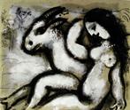 Marc Chagall (1887) Kl Lithografie "Naakte Herderin" Ges Gen, Antiek en Kunst, Ophalen of Verzenden