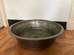 Ronde, platte, metalen plantenbak 55 cm, Tuin, Gebruikt, Minder dan 30 cm, Minder dan 60 cm