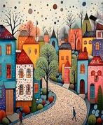 Schilderij (1:12) poppenhuis Naïeve Kunst, Ophalen, Nieuw, Decoratie