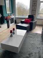 Salontafel wit hoogglans, Huis en Inrichting, Ophalen, 100 tot 150 cm, 50 tot 100 cm, Zo goed als nieuw