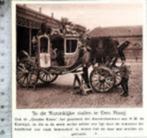 Den haag 1923, onderhoud gouden koets in koninklijke stallen, Ophalen of Verzenden, Voor 1940, Gebruikt, Overige onderwerpen