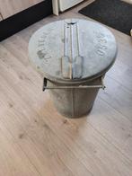 Zinken emmer, Huis en Inrichting, Ophalen, Gebruikt, Overige materialen, Minder dan 50 cm