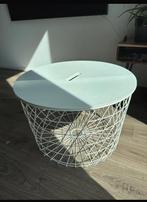 Witte salontafel Ikea, Huis en Inrichting, 50 tot 100 cm, 50 tot 75 cm, Rond, Ophalen of Verzenden